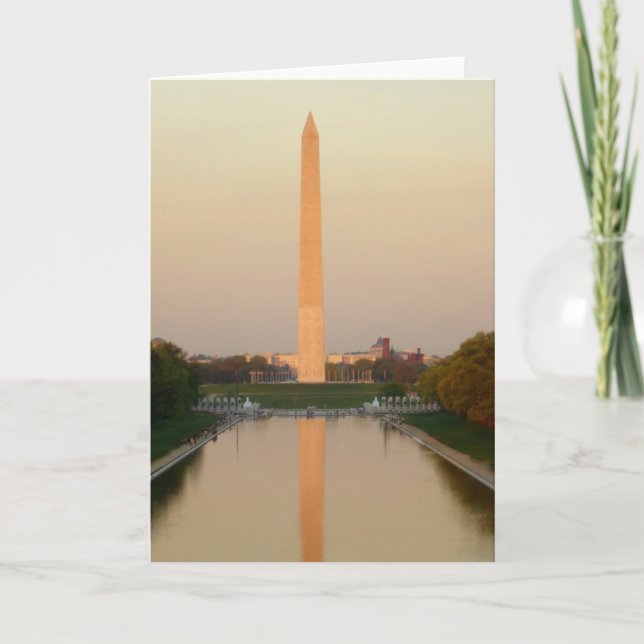 Washington Monument DC Greeting Card (Front)