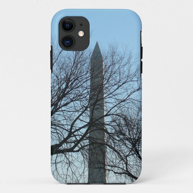 Washington Monument in Winter I Landscape Case-Mate iPhone Case (Back)