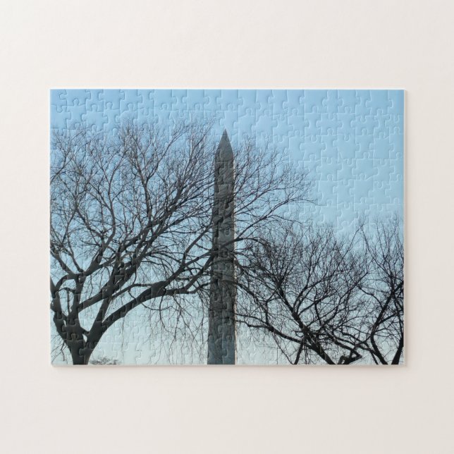 Washington Monument in Winter I Landscape Jigsaw Puzzle (Horizontal)
