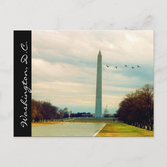 washington monument luxe postcard (Front)