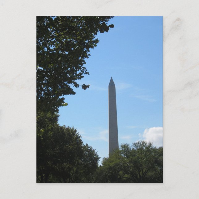 Washington Monument Postcard (Front)