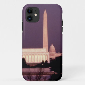Washington Monument, the Capitol and Jefferson iPhone 11 Case