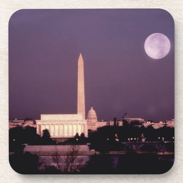 Washington Monument, the Capitol and Jefferson Coaster (Front)