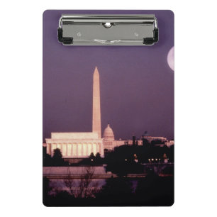 Washington Monument, the Capitol and Jefferson Mini Clipboard