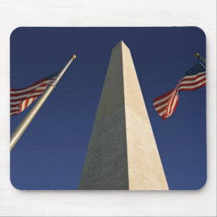 Washington Monument U.S.A. Flags Mouse Pad