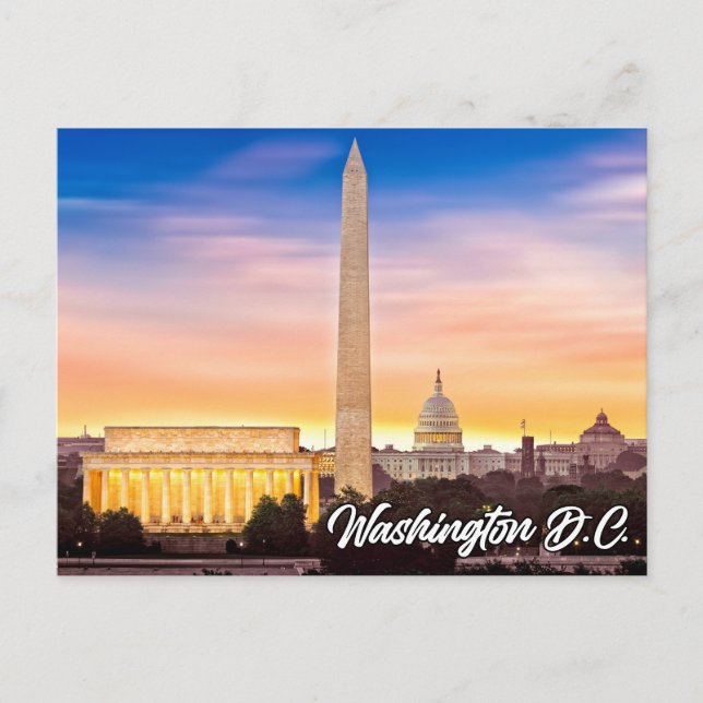 Washington Monument, Washington, D.C., USA Postcard (Front)