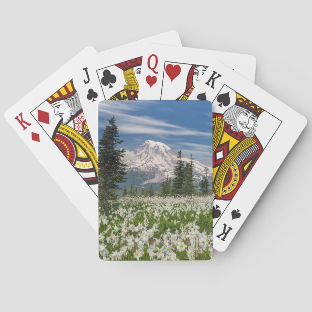 Washington, Mount Rainier National Park 1 Playing Cards (Back)