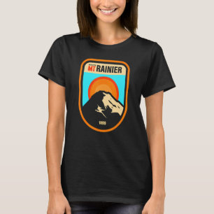 Washington Mount Rainier National Park Retro Vinta T-Shirt