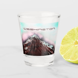 Washington Mount Rainier The Evergreen State Shot Glass