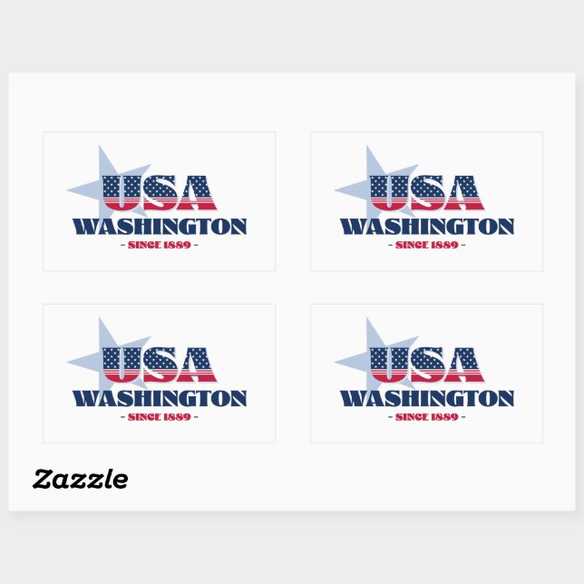 Washington My Home State Sticker (Sheet)
