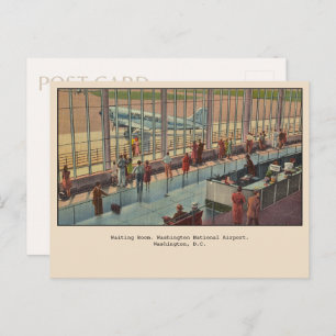 Washington National Airport Washington, D.C. Postcard