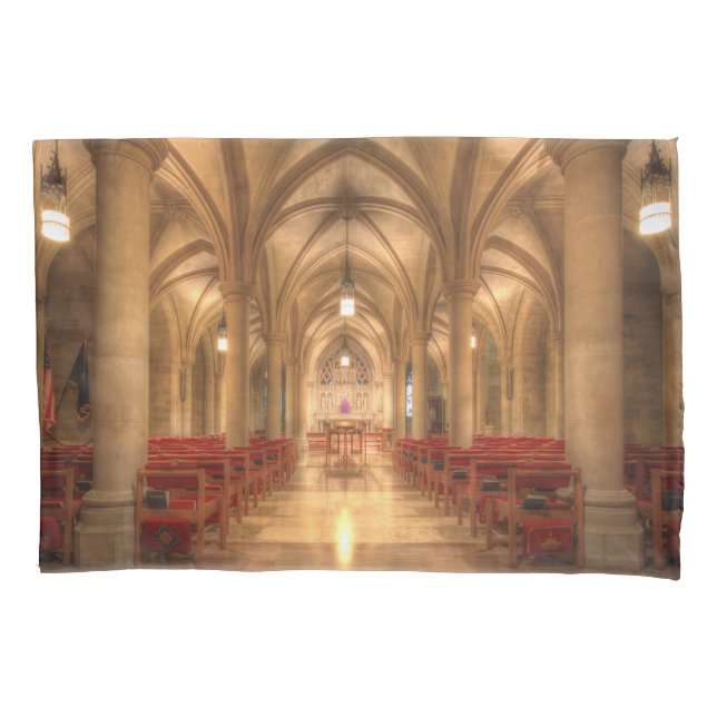 Washington National Cathedral Bethlehem Chapel Pillowcase (Front-Left)