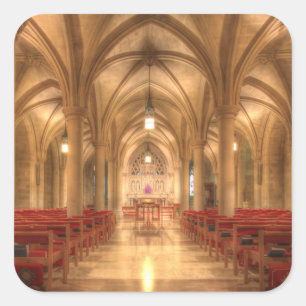 Washington National Cathedral Bethlehem Chapel Square Sticker