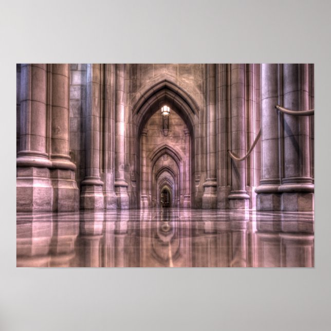 Washington National Cathedral Reflections Poster (Front)
