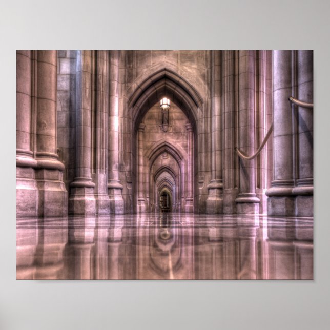 Washington National Cathedral Reflections Poster (Front)