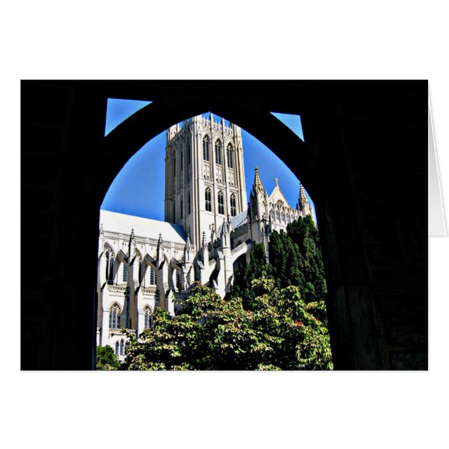 Washington National Cathedral Through Archway (Front Horizontal)