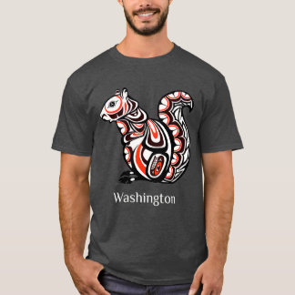 Washington Native American Tribal Squirrel Haida S T-Shirt