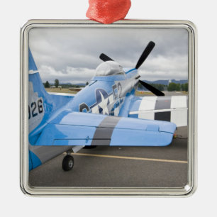 Washington, Olympia,  military airshow. 3 Metal Tree Decoration