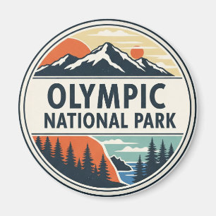 Washington olympic national park magnet