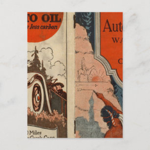 Washington, Oregon auto trails Postcard