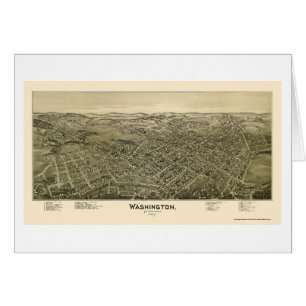Washington, PA Panoramic Map - 1897