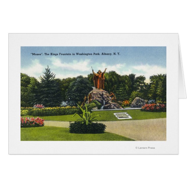 Washington Park View of the Kings Fountain, (Front Horizontal)