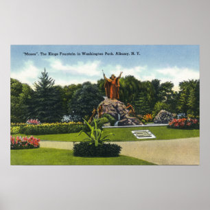Washington Park View of the Kings Fountain, Poster