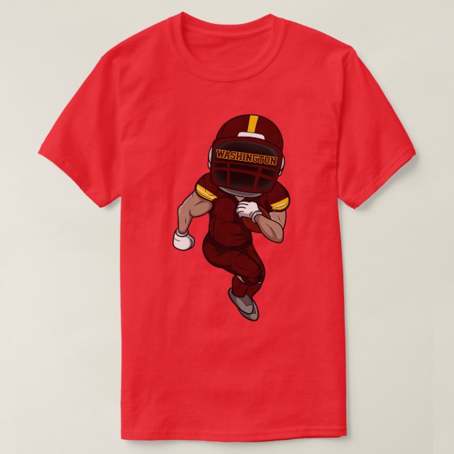 Washington Player Team Colours T-Shirt (Design Front)