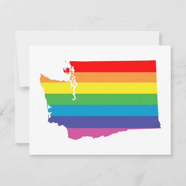washington rainbow invitation (Front)