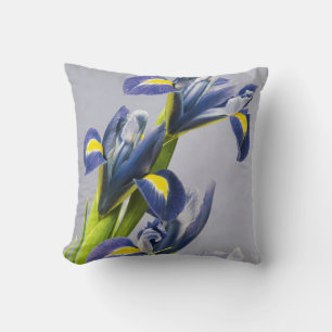 Washington, Redmond, Purple Irises Cushion