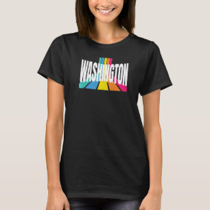 Washington Retro Stripes Cool Washington Local Par T-Shirt