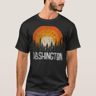 Washington Retro Style Vintage 70s 80s 90s Home T-Shirt