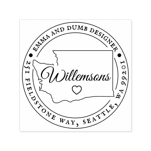 Washington Return Address Stamp Self-Inking (Design)
