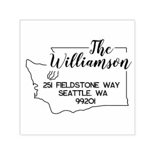 Washington Return Address Stamp Self-Inking
