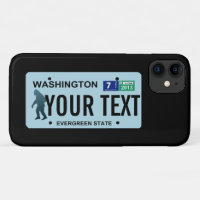 Washington Sasquatch License Plate