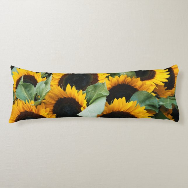 Washington, Seattle, Sunflower for sale pike Body Cushion (Front)