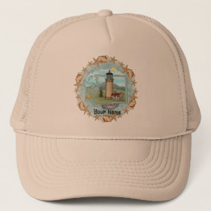 Washington Shells Lighthouse Hat