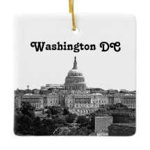 Washington Skyline Etched