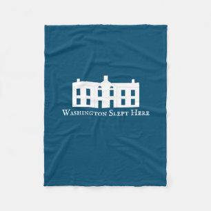 Washington Slept Here Unisex T-Shirt Fleece Blanket