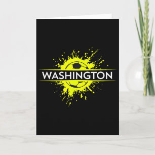 Washington Soccer Fan Support Stadium Show Your Sp Card