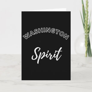 Washington Soccer Fan Support Stadium Show Your Sp Card