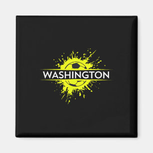 Washington Soccer Fan Support Stadium Show Your Sp Magnet