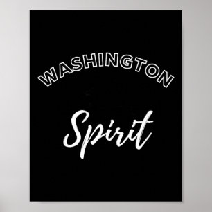 Washington Soccer Fan Support Stadium Show Your Sp Poster