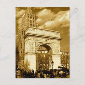 Washington Square Arch Postcard
