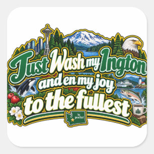Washington square sticker