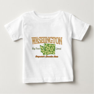 Washington State - Bigfoot Lives! Baby T-Shirt