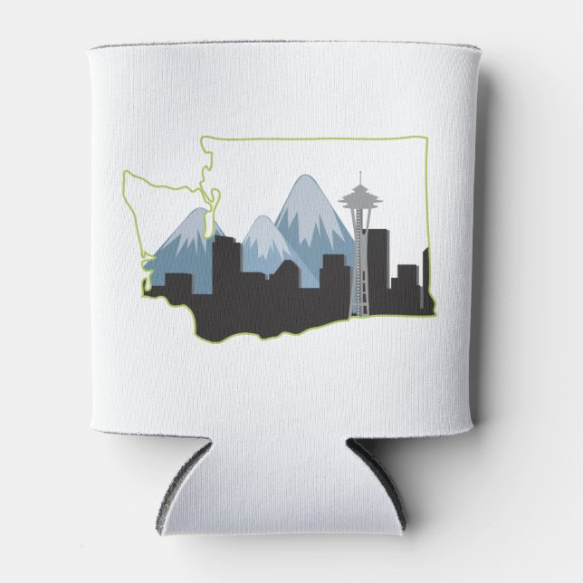 Washington State Can Cooler (Front)