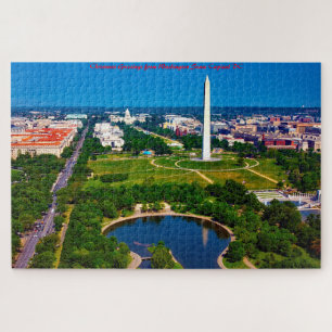 Washington State Capital DC. Christmas Greetings Jigsaw Puzzle