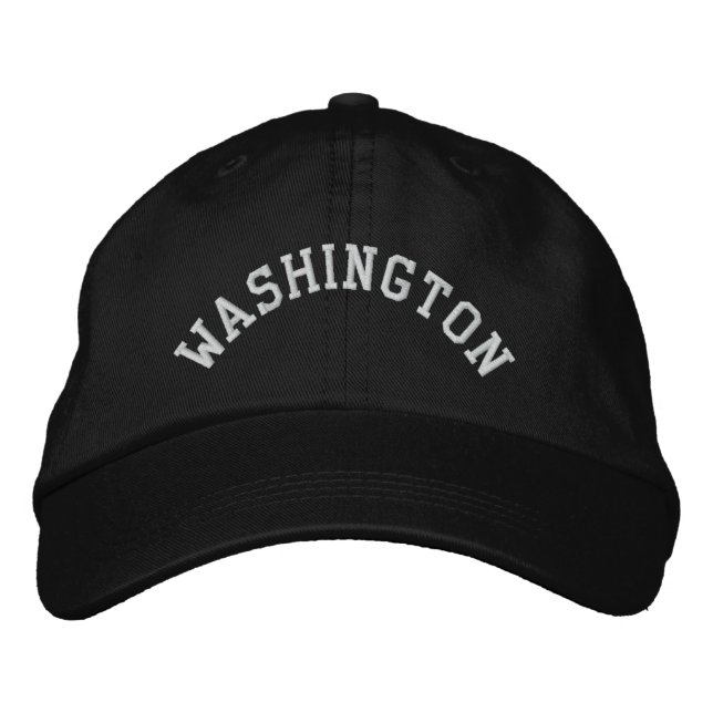 Washington State Embroidered Hat (Front)