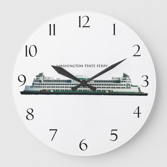Washington State Ferry Large Clock (Front)